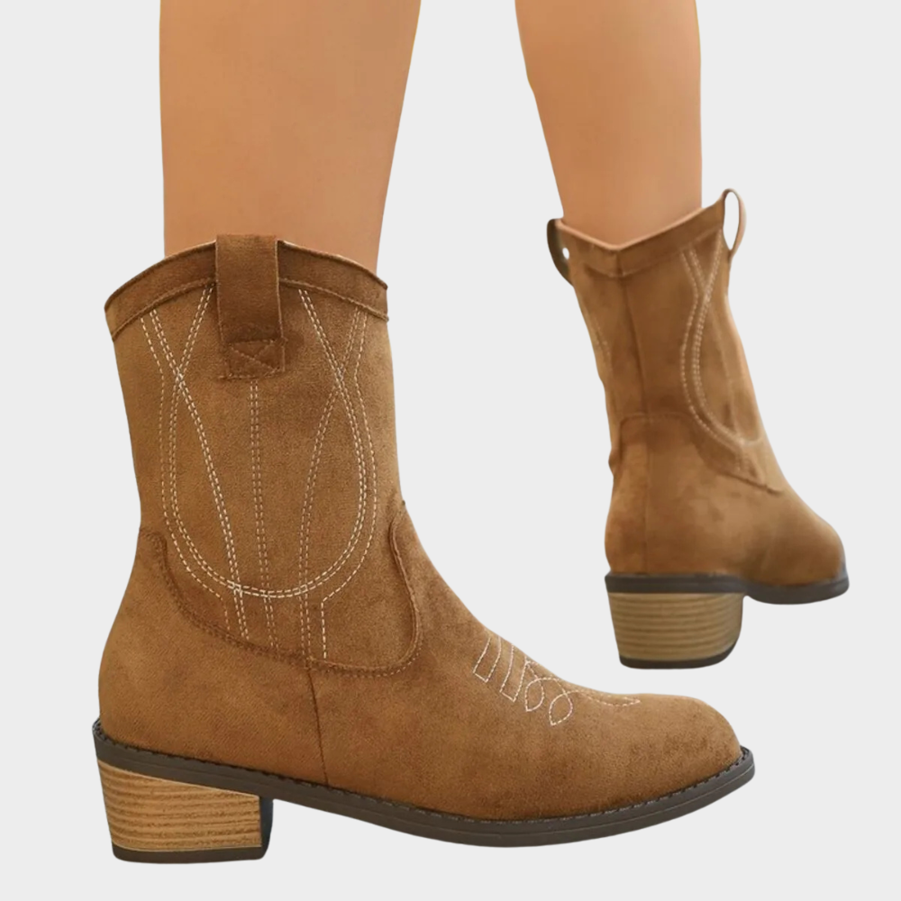 Chandler | Cowboy -Style Ankle Boots 5