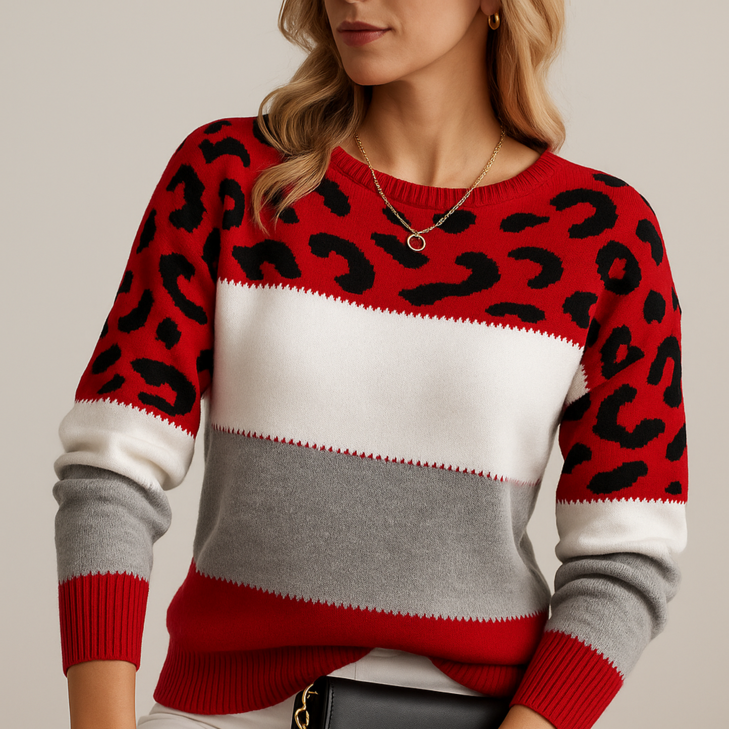 Charlene | Leopard Print Casual Sweater 5