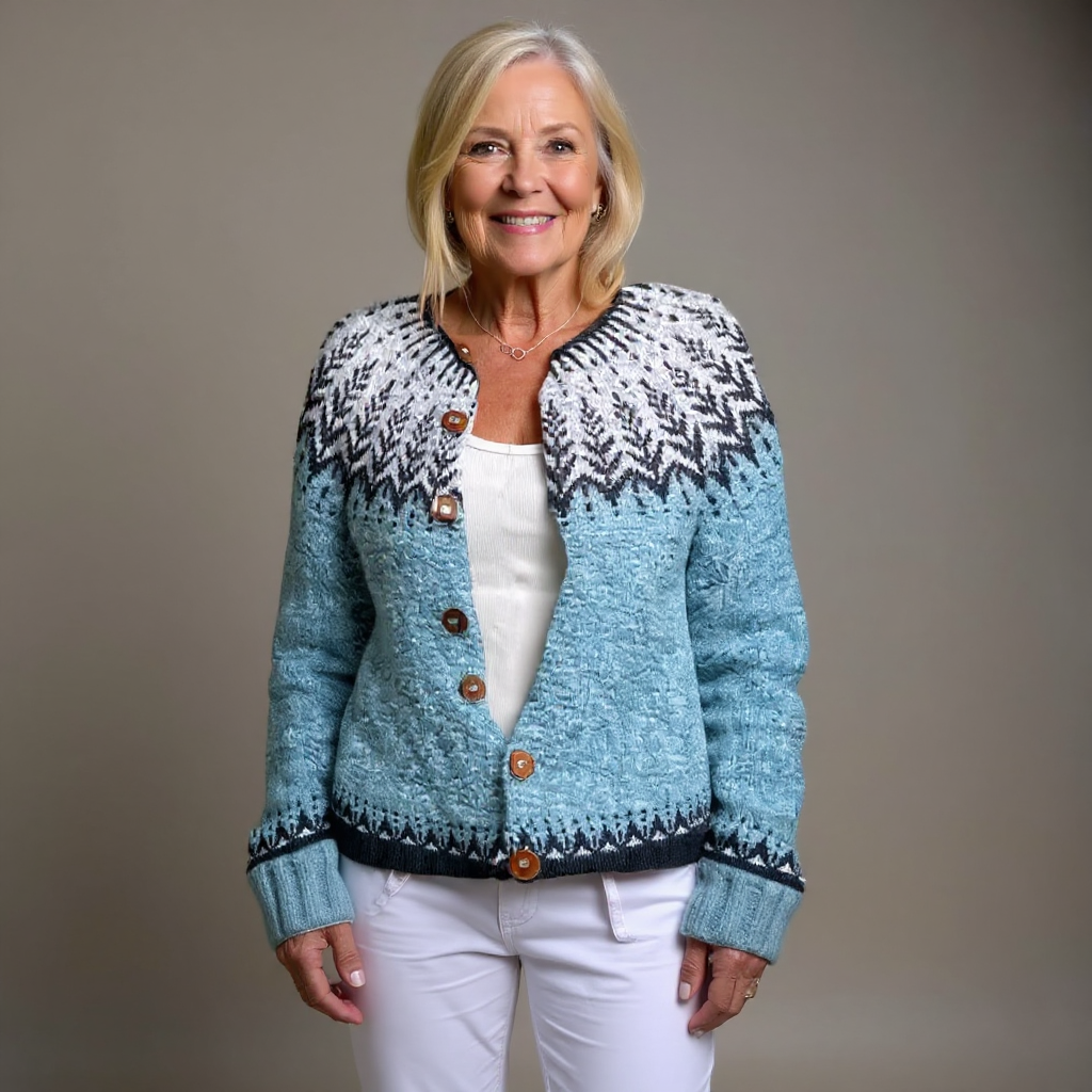 Clara | Vintage Icelandic Wool Cardigan 1