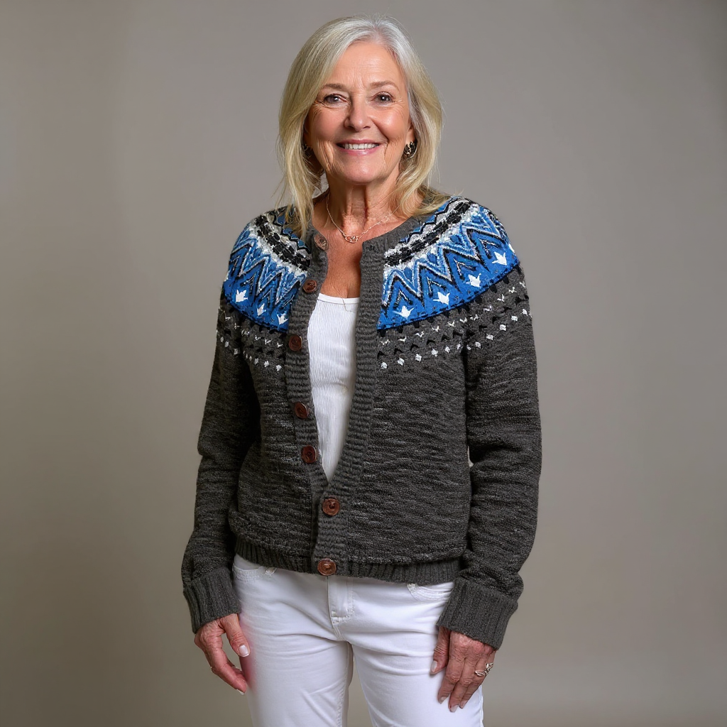 Clarissa | Vintage Icelandic Wool Cardigan 1
