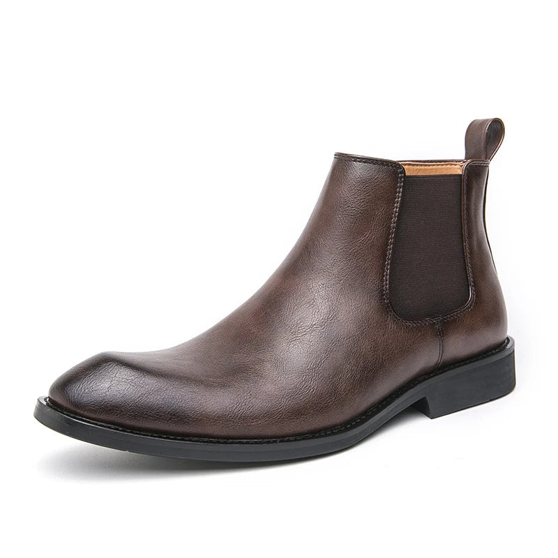Cooper | Leather Chelsea Boots with Zipper 1