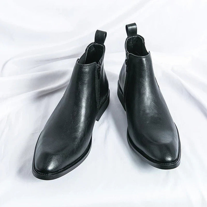 Cooper | Leather Chelsea Boots with Zipper 4