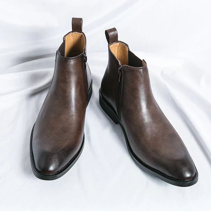 Cooper | Leather Chelsea Boots with Zipper 5