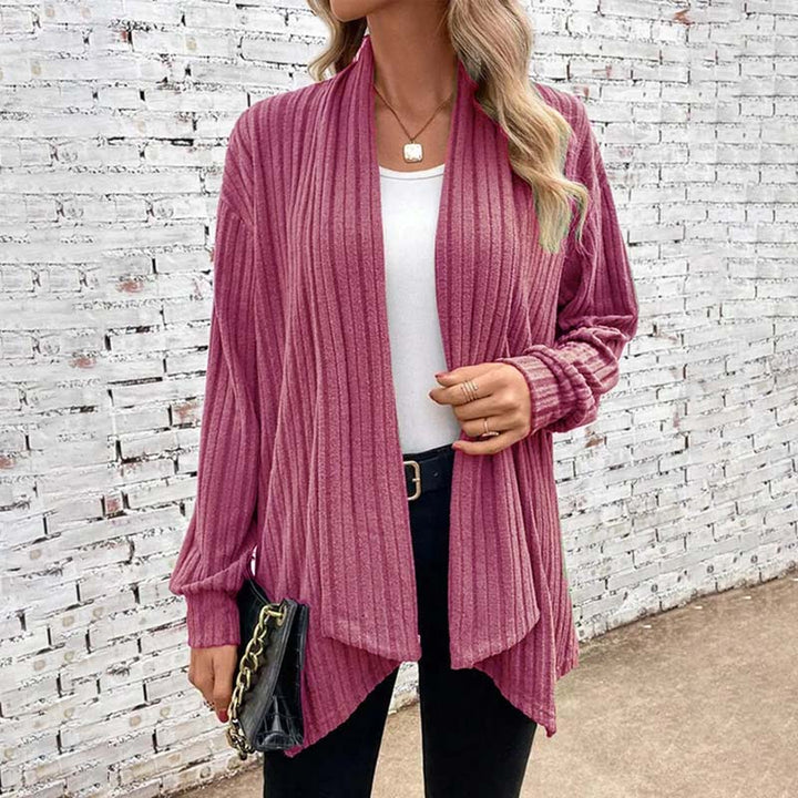 Cozy Long Cardigan - Soft Cotton-Acrylic Blend for All Seasons