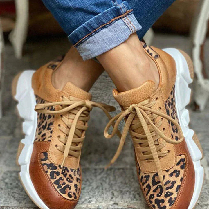 Crissa | Comfortable Leopard Sneakers 4
