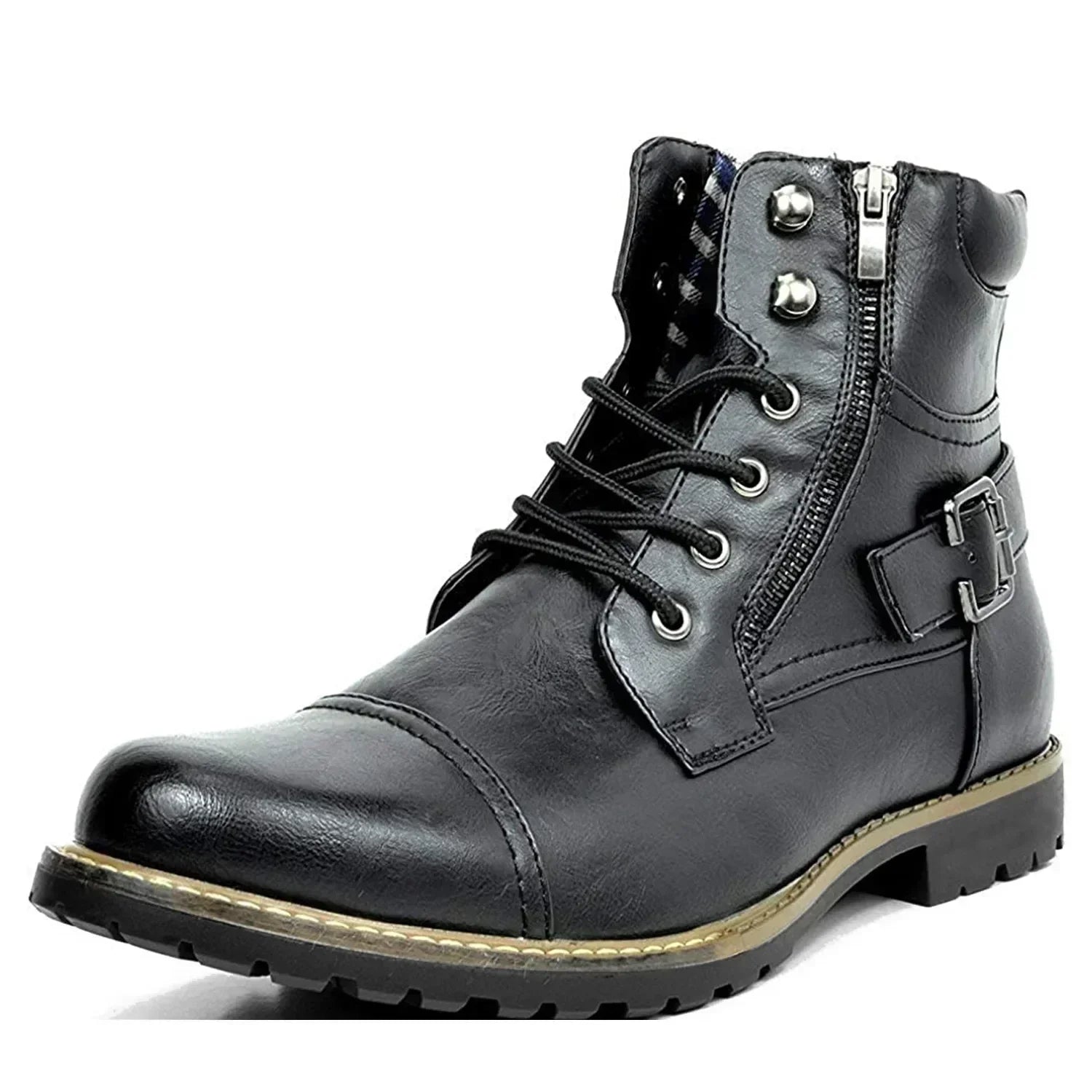 Damon | Leather Lace-Up Boots 1