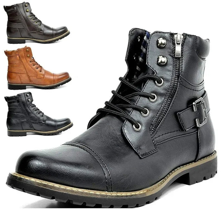 Damon | Leather Lace-Up Boots 7