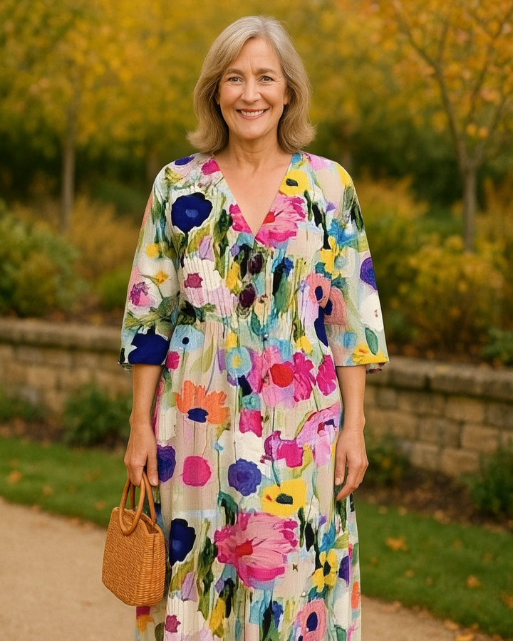 Daphne™ | Effortless Long Sleeve Maxi Dress for Women