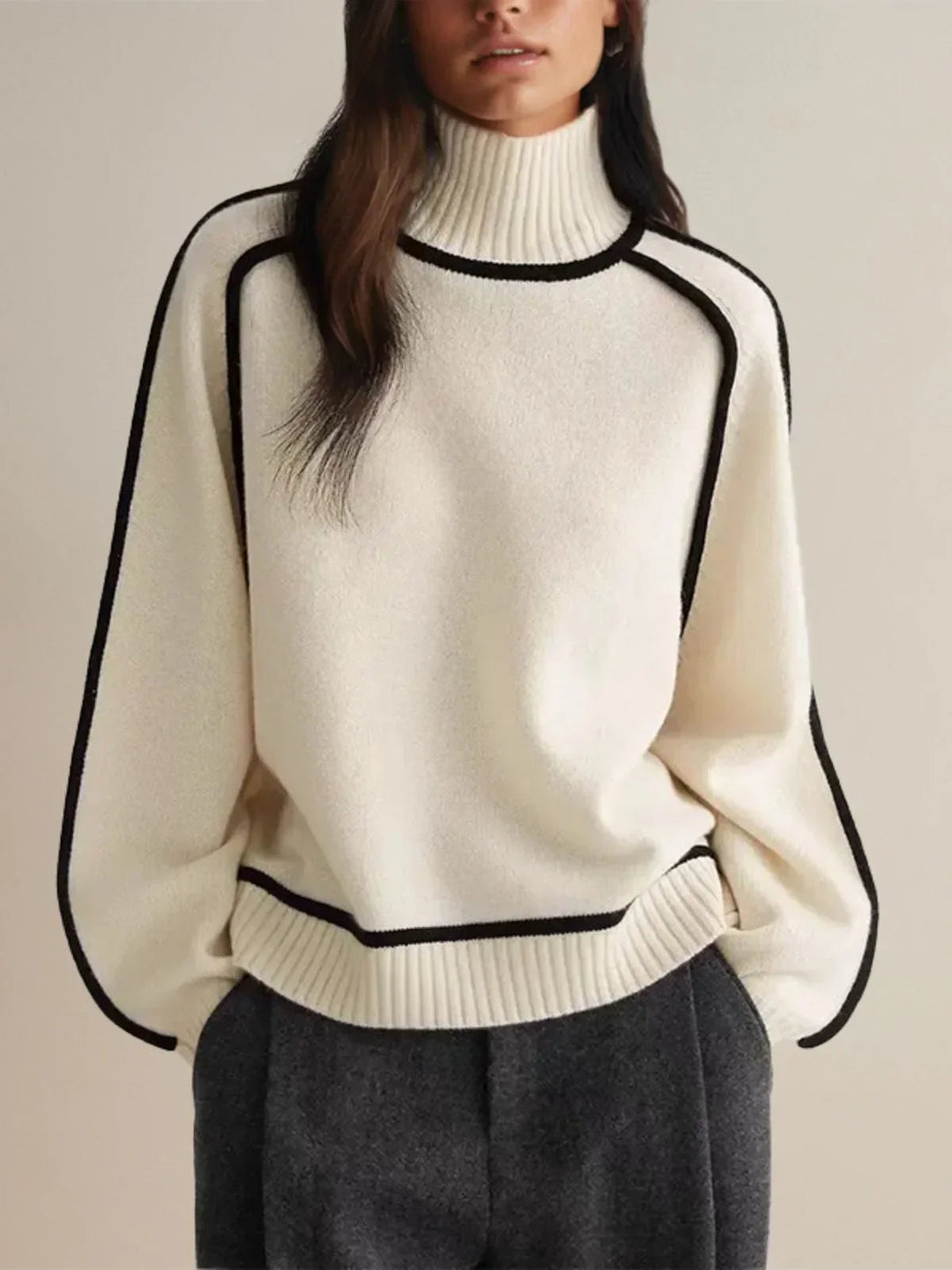 Donna | Elegant Turtleneck sweater 3