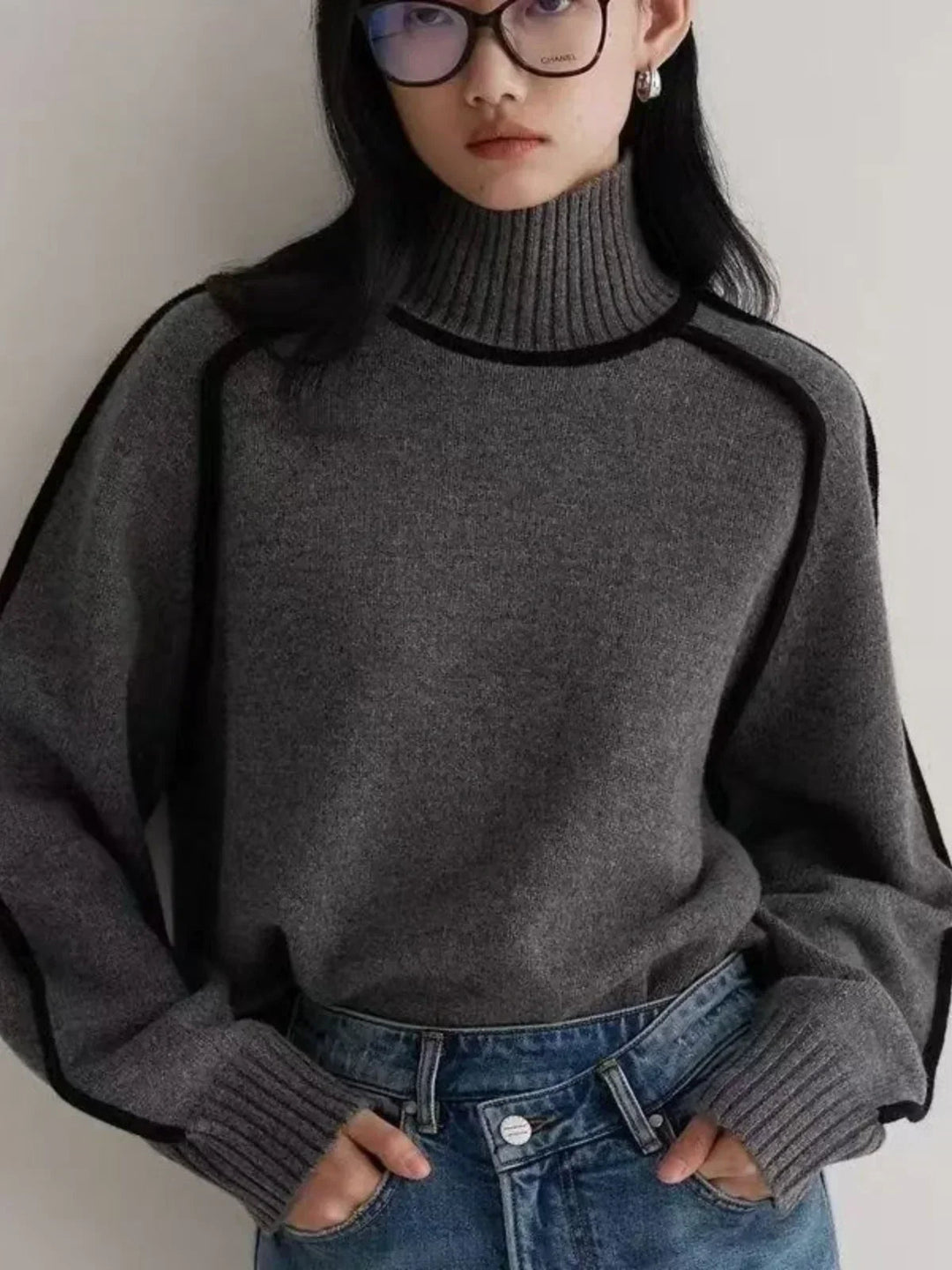 Donna | Elegant Turtleneck sweater 8