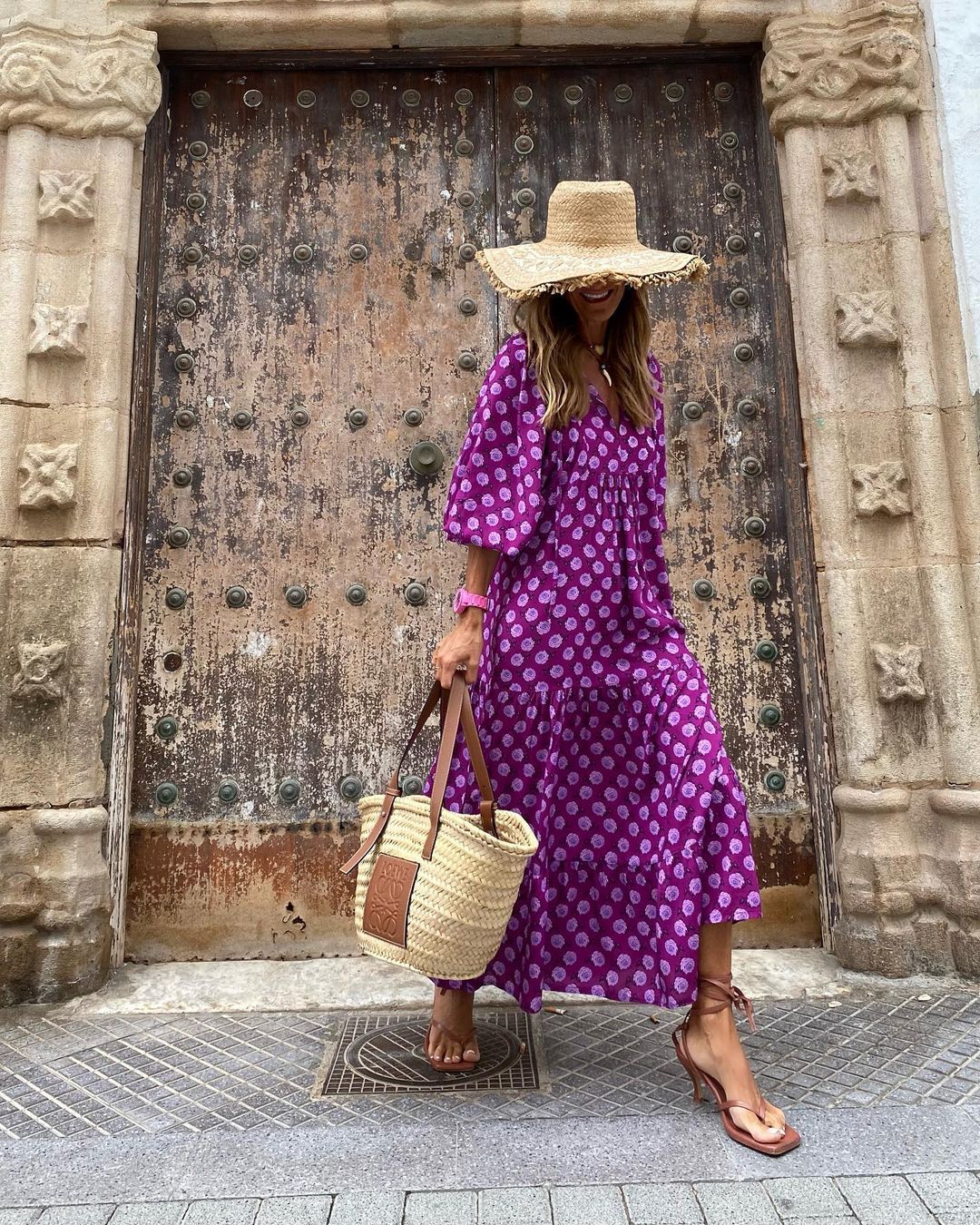 Edith™ | Flattering Floral Maxi Dress With Sleeves