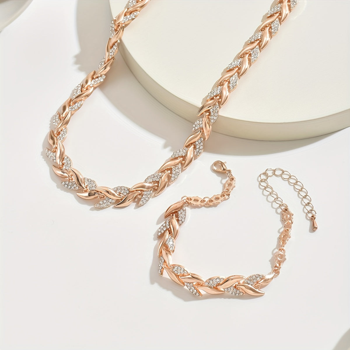 Elegant Rhinestone Fish Tail Set 3