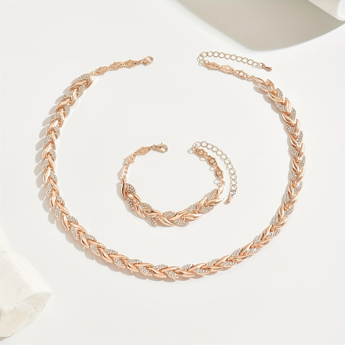 Elegant Rhinestone Fish Tail Set 6