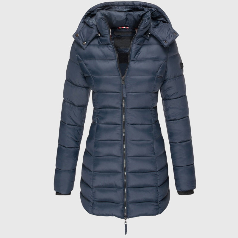 Elise™ - Long down jacket 0