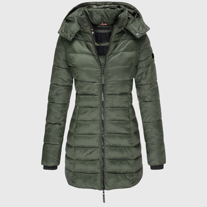 Elise™ - Long down jacket 1