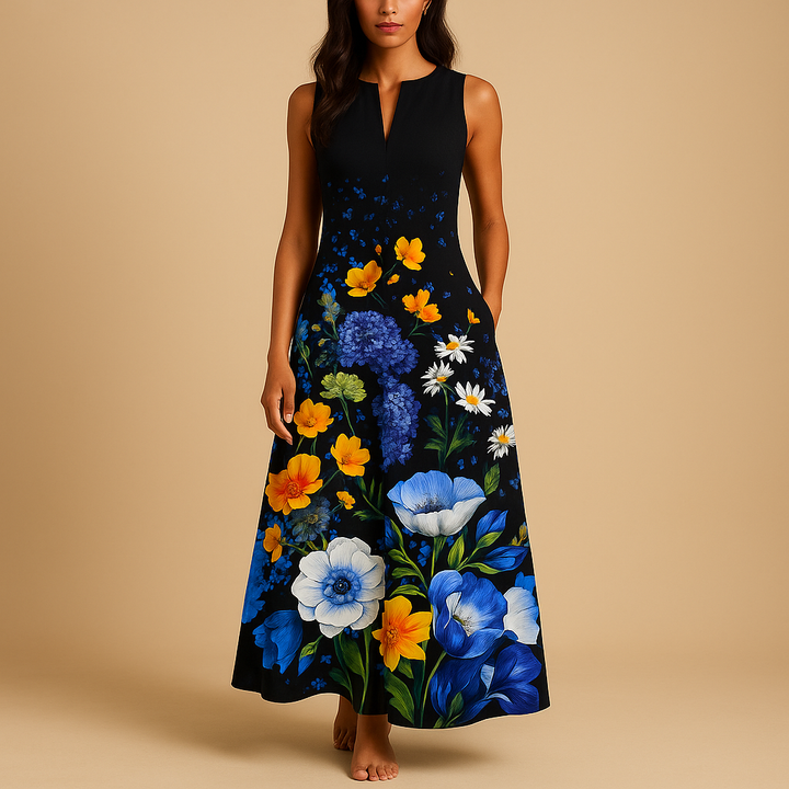 Eliza Summer Dress - Colorful Print & Comfortable Fit, Plus Size Available