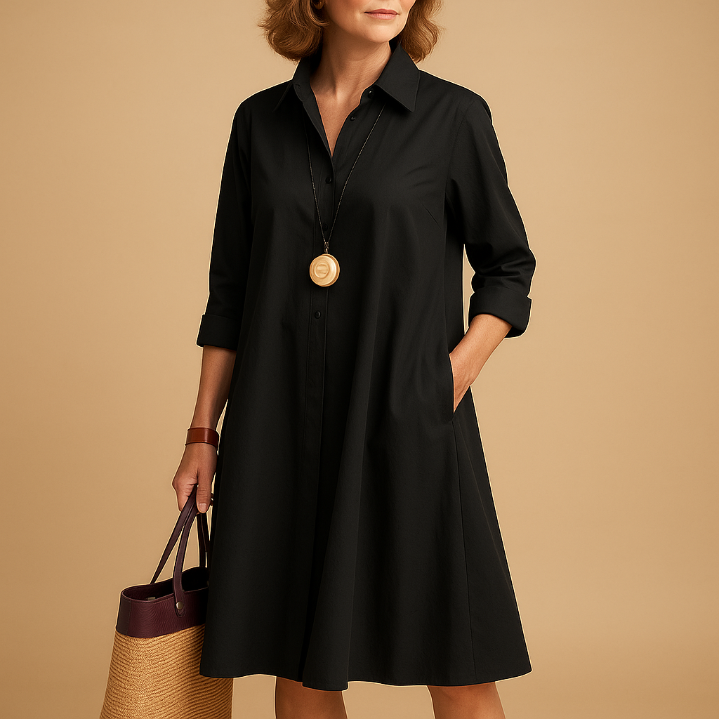 Elke Poloc dress lady - flattering fit in breathable material
