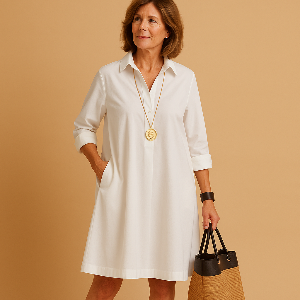 Elke Poloc dress lady - flattering fit in breathable material