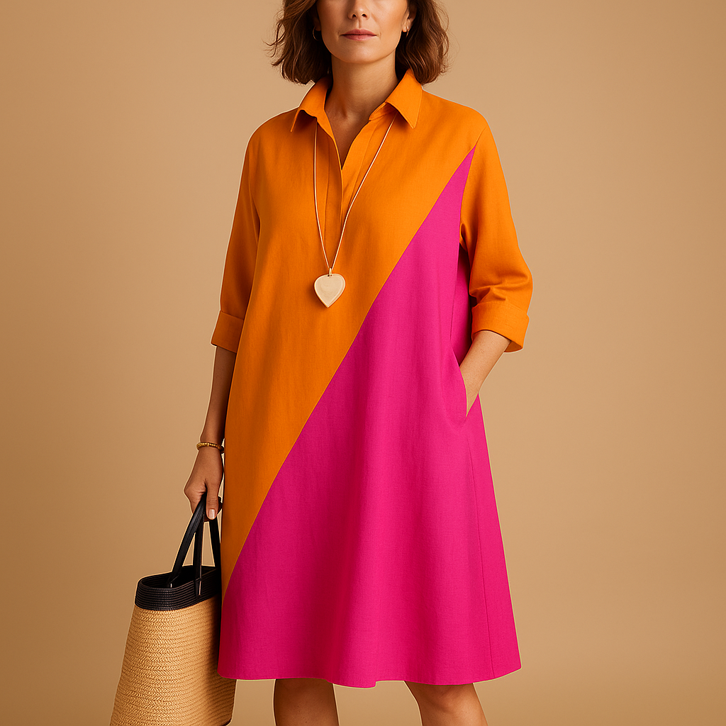 Elke Poloc dress lady - flattering fit in breathable material