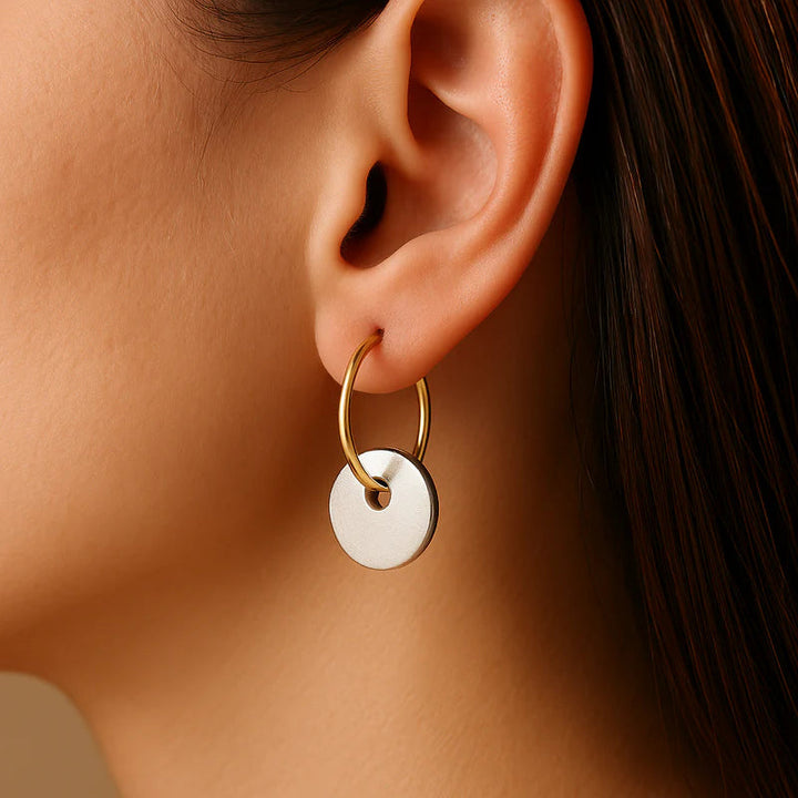 Ella™ | Elegant Gold Hoop Earrings