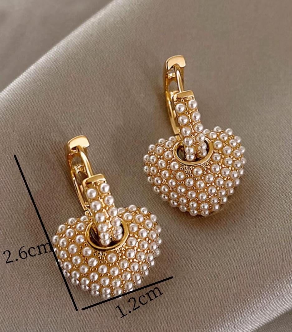 Ella™ | Elegant Pearl Earrings for Women