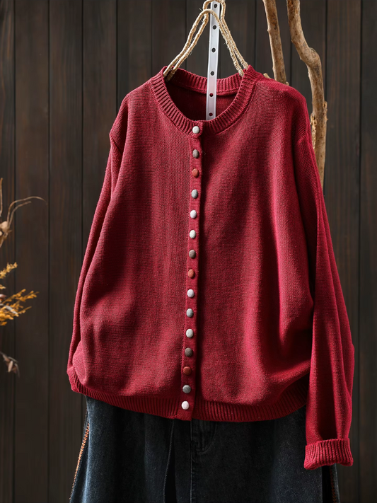 Ellery | Knitted Button Cardigan