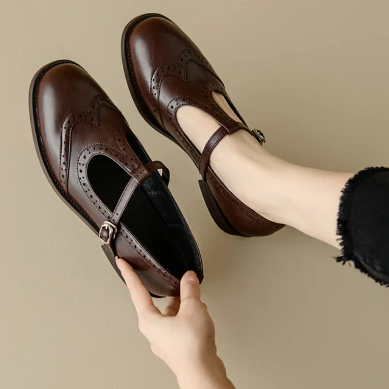 Ellie - Elegant T-Strap Mary Janes 0