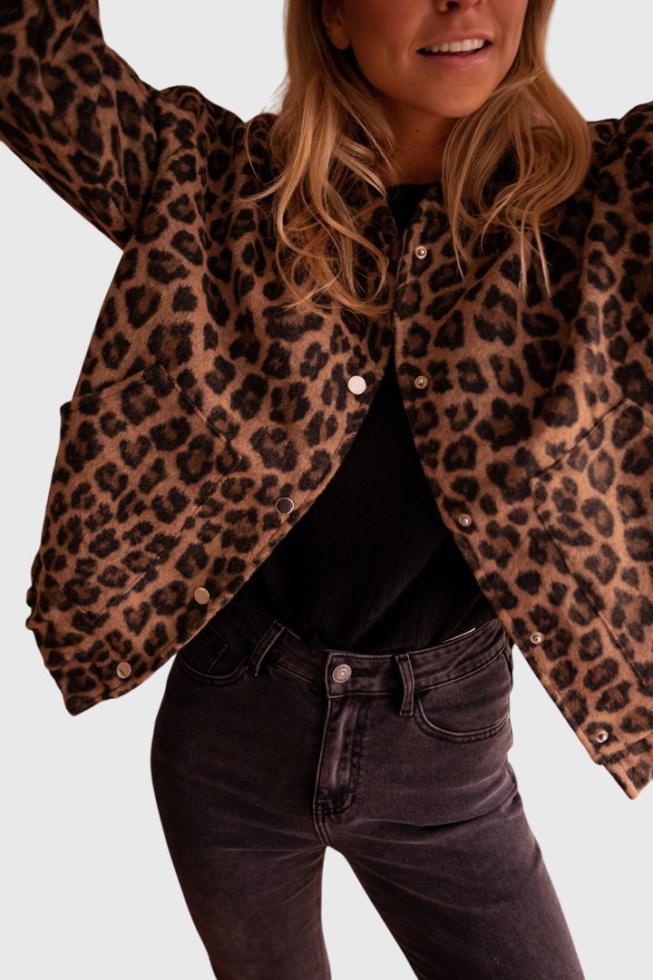 Elodie | Stylish Leopard Print Jacket 1
