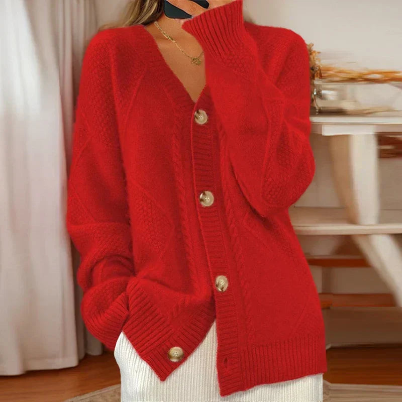 Éloise™ | Effortless Cable-Knit Long Cardigan for Women 2