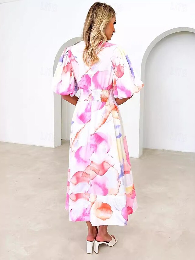Elsa Chic Summer Dress - flattering fit and breathable comfort for women