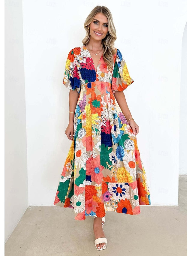 Elsa Chic Summer Dress - flattering fit and breathable comfort for women