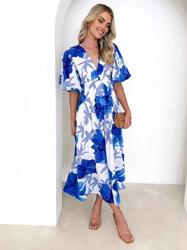 Elsa Chic Summer Dress - flattering fit and breathable comfort for women