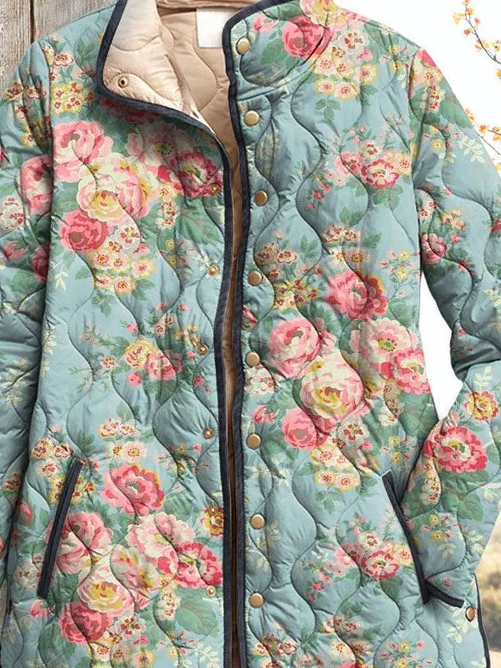 Emily™ | Cozy Floral Print Womens Jacket