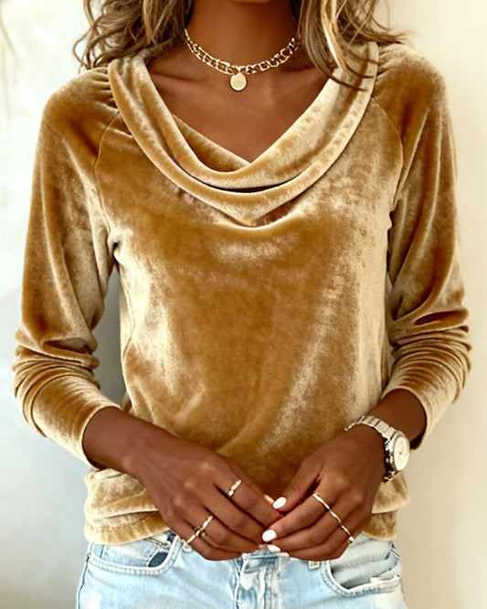 Emily™ | Cozy Velvet Women's Top 0