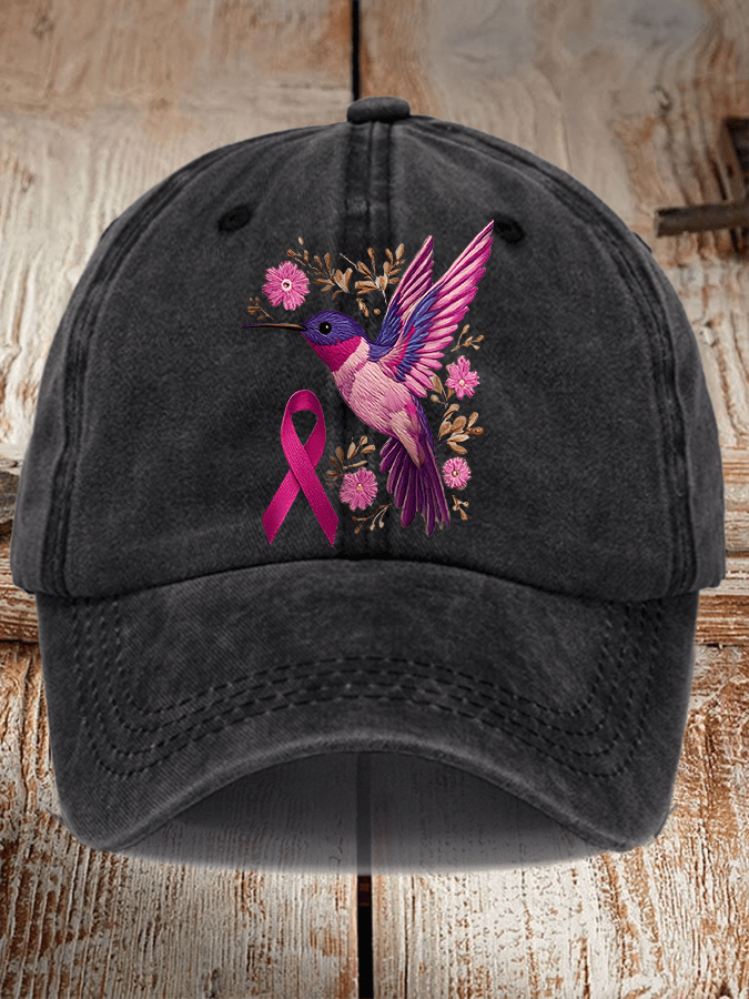 Emily™ | Vibrant Awareness Hummingbird Print Hat