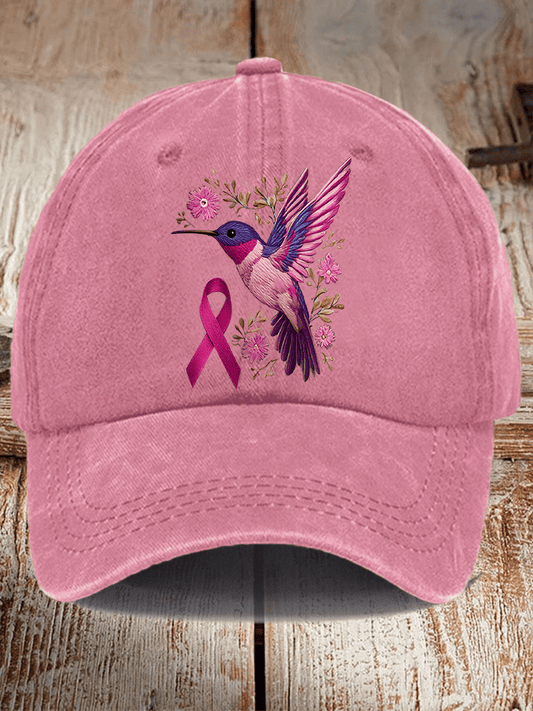 Emily™ | Vibrant Awareness Hummingbird Print Hat