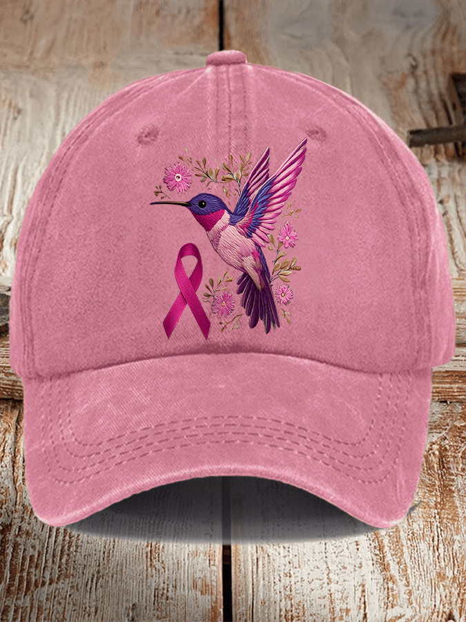 Emily™ | Vibrant Awareness Hummingbird Print Hat