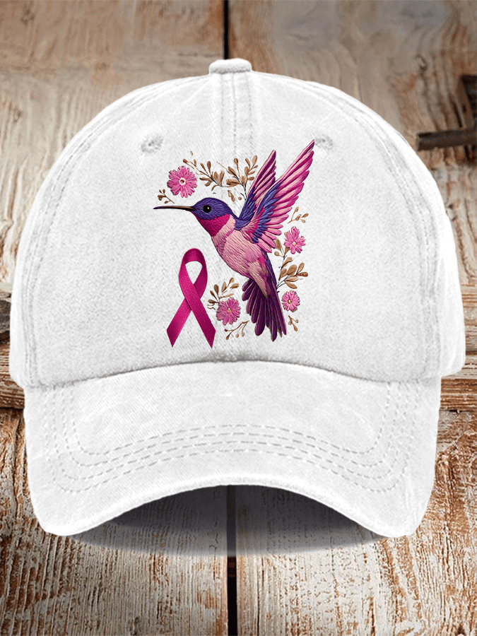 Emily™ | Vibrant Awareness Hummingbird Print Hat