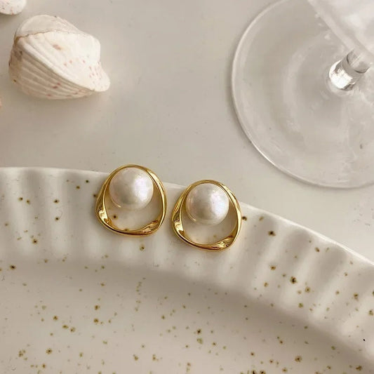 Emma™ | Elegant Pearl Earrings