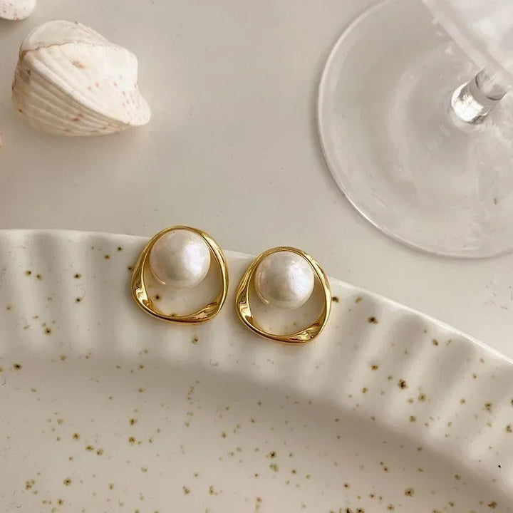 Emma™ | Elegant Pearl Earrings