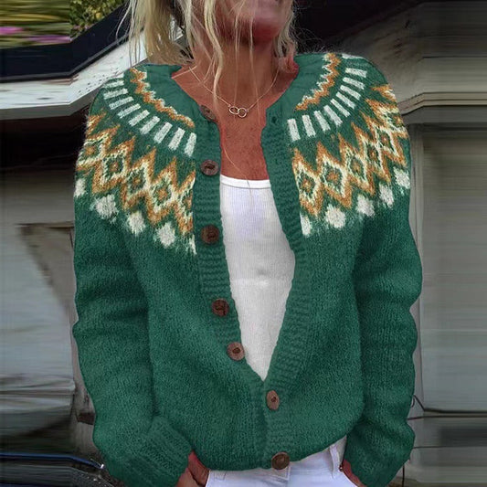 Erin | Vintage Icelandic Wool Cardigan 0