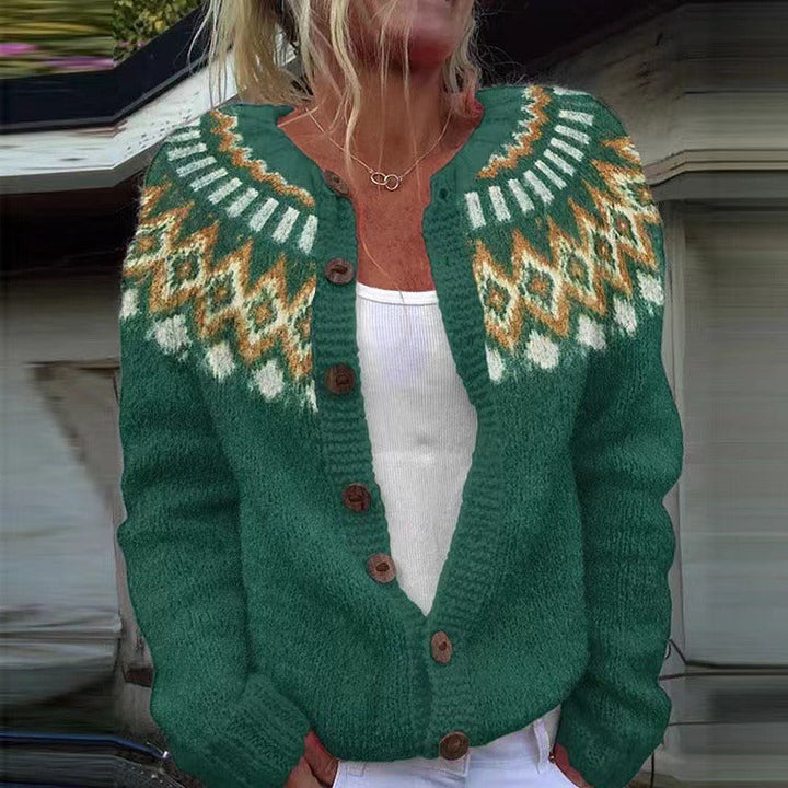 Erin | Vintage Icelandic Wool Cardigan 0