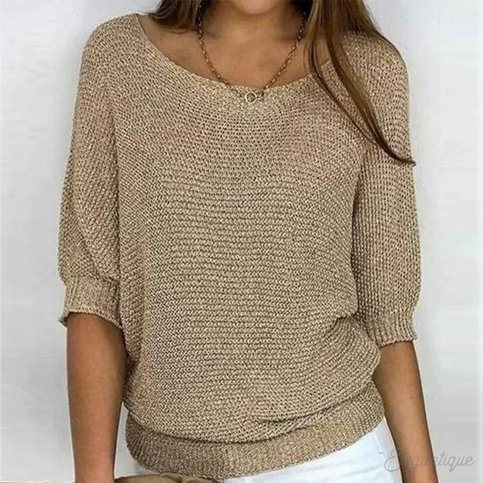 Eunice™ | Relaxed Knit Top 0
