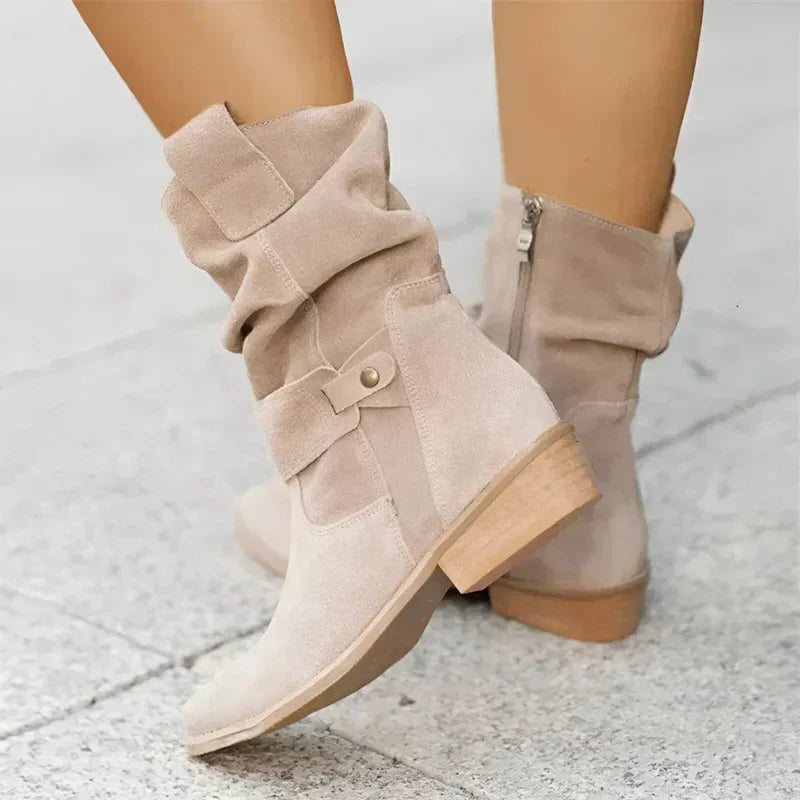 FRANCINCE | LOW HEEL ANKLE BOOTS 0