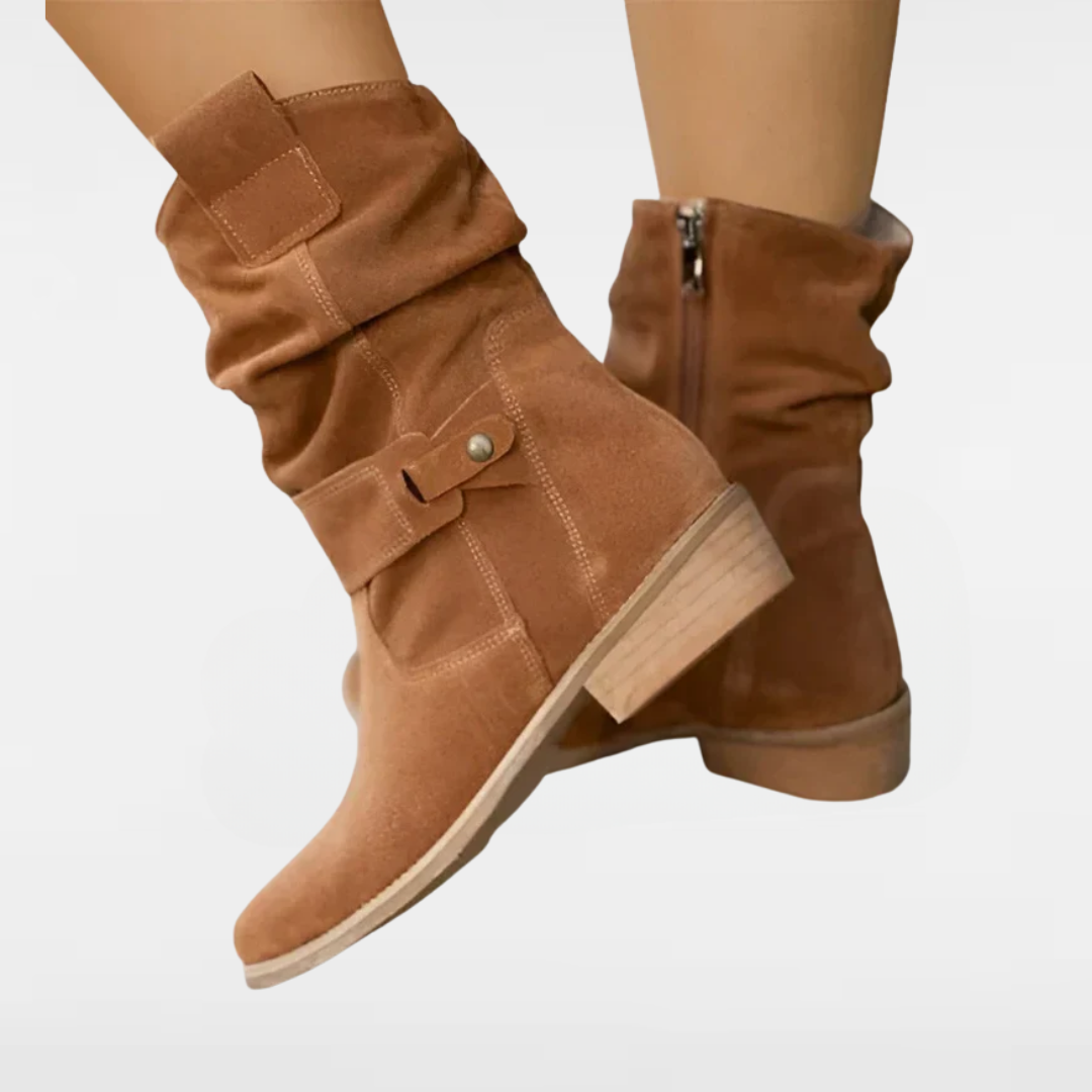 FRANCINCE | LOW HEEL ANKLE BOOTS 1