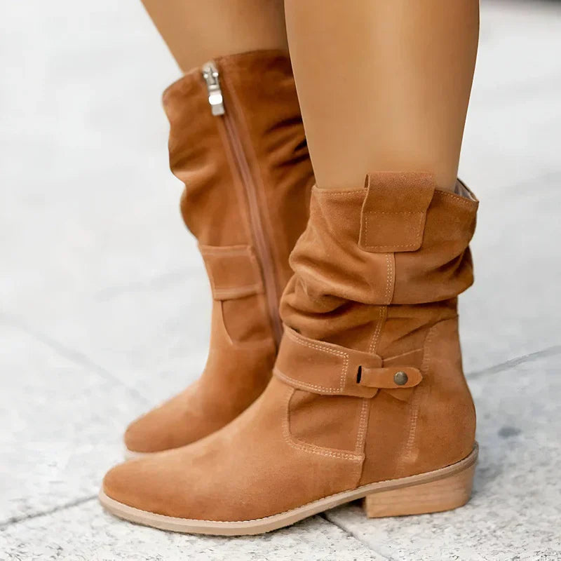 FRANCINCE | LOW HEEL ANKLE BOOTS 4