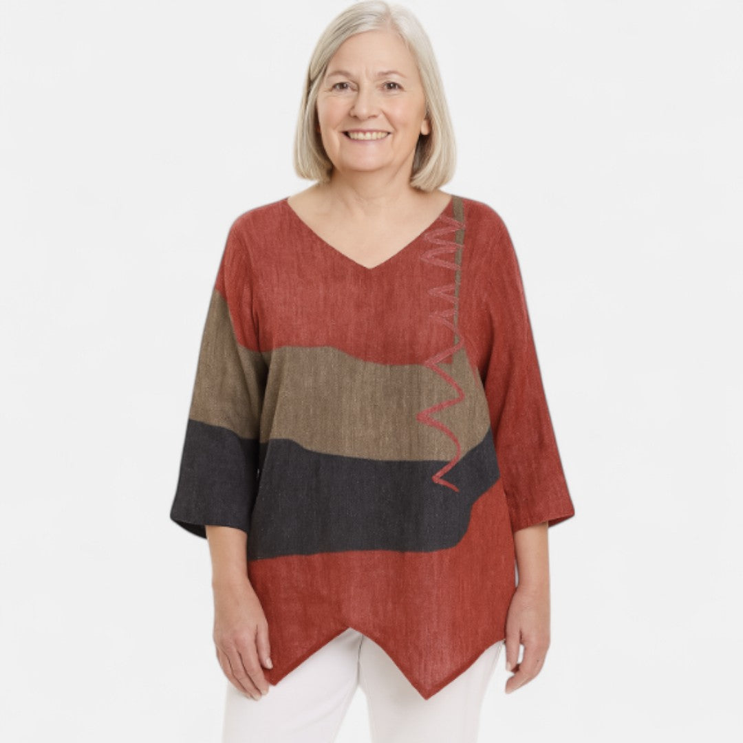 Fanghua™ - Artistic V-neck Tunic