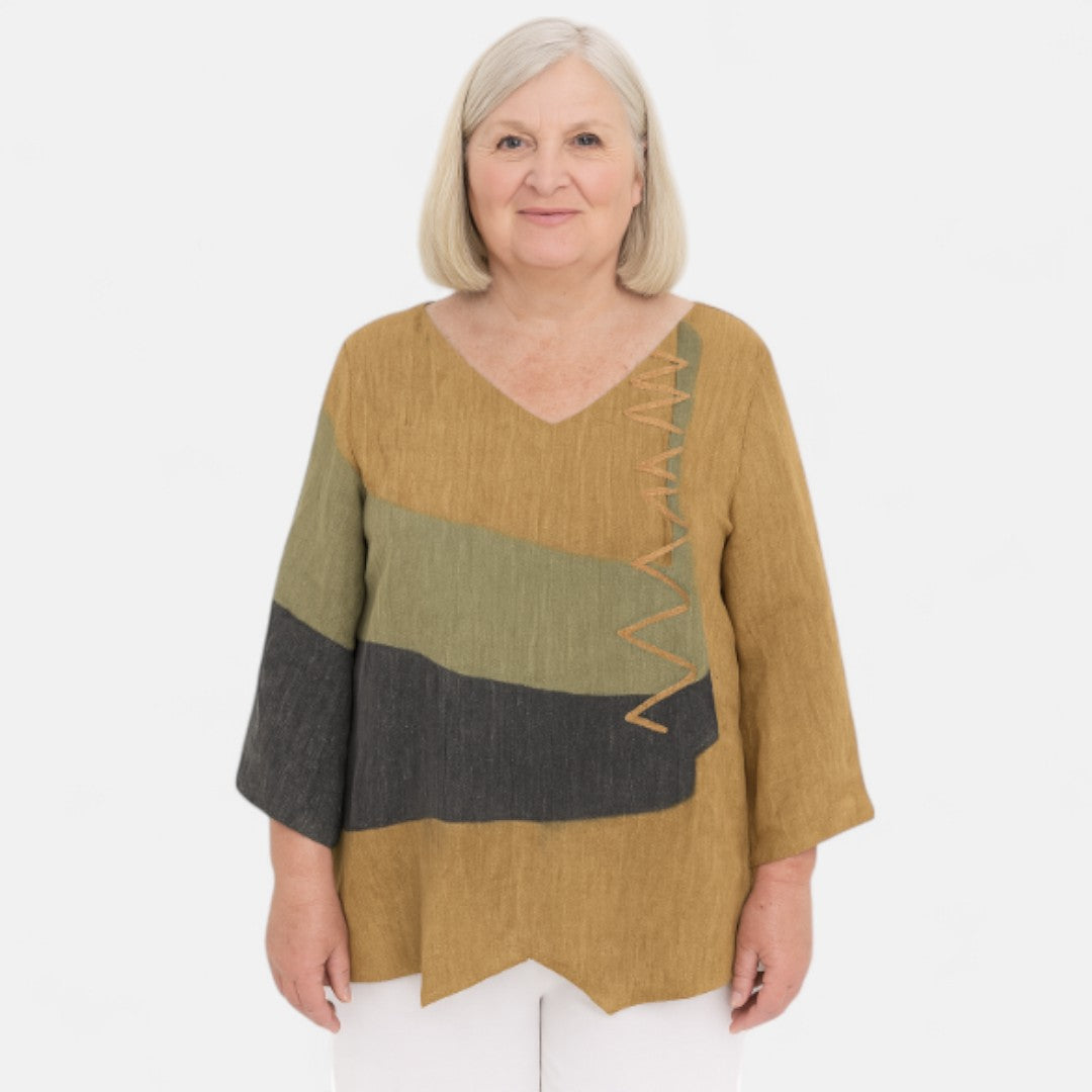 Fanghua™ - Artistic V-neck Tunic