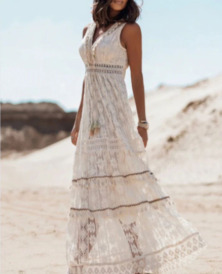 Georgina™ | Effortless Lace Maxi Dress