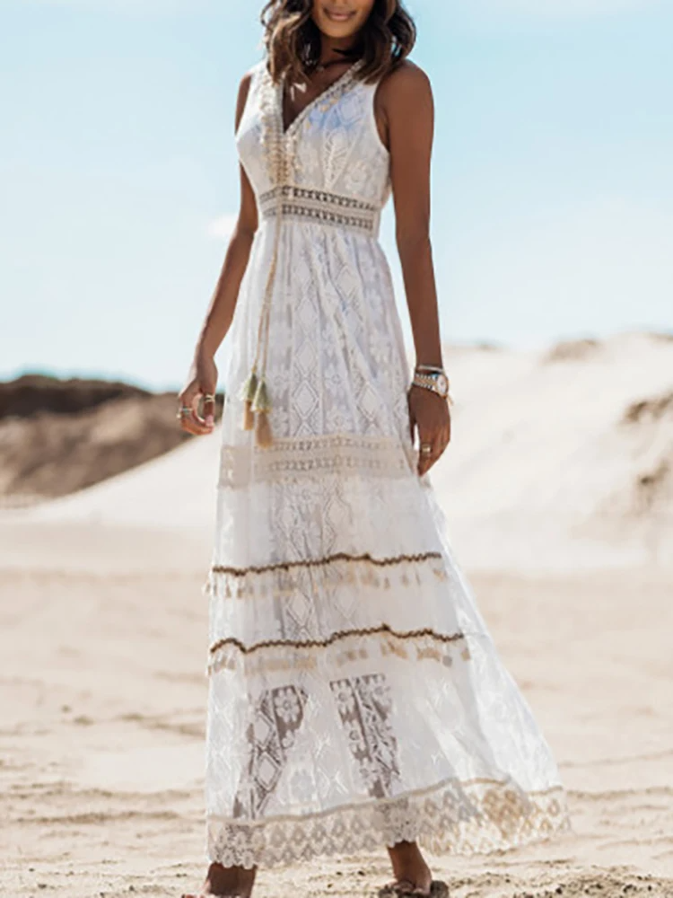Georgina™ | Effortless Lace Maxi Dress